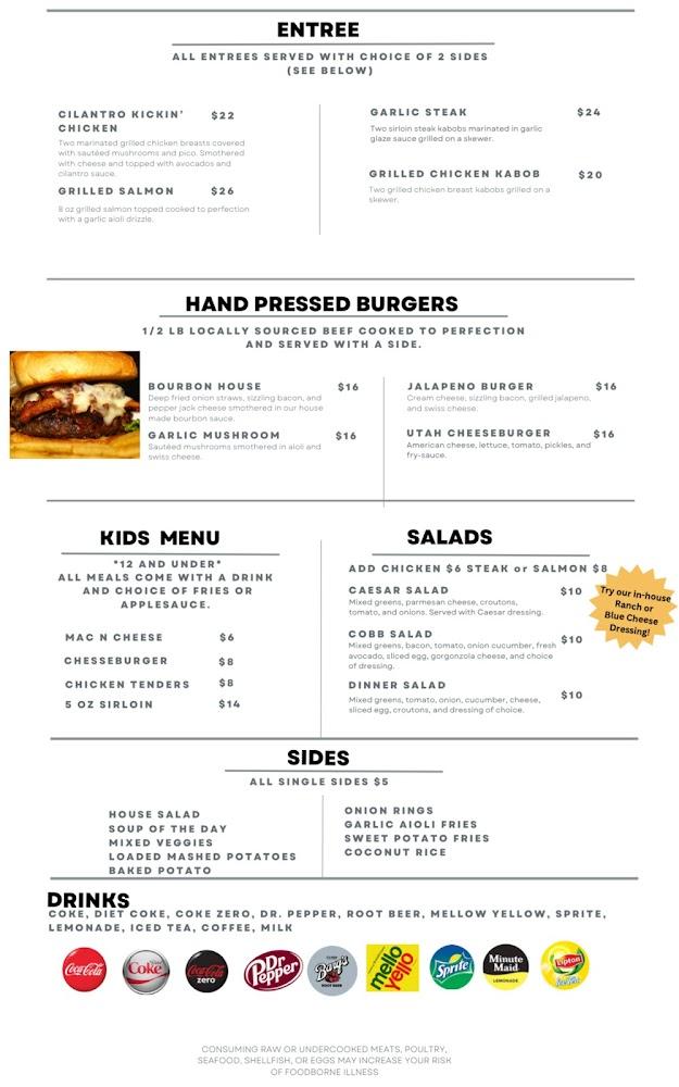 Uptown Steakhouse Menu image 2